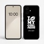 כיסוי בעיצוב אישי עם השם שלך לדגם - Nothing Phone (2a) בעיצוב לנשק את החברה שלי