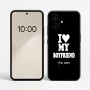 כיסוי בעיצוב אישי עם השם שלך לדגם - Nothing Phone (2a) בעיצוב אוהבת את החבר שלי