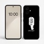 כיסוי בעיצוב אישי עם השם שלך לדגם - Nothing Phone (2a) בעיצוב מיקרופון