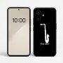 כיסוי בעיצוב אישי עם השם שלך לדגם - Nothing Phone (2a) בעיצוב סקסופון