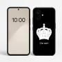 כיסוי בעיצוב אישי עם השם שלך לדגם - Nothing Phone (2a) בעיצוב כתר מלכותי