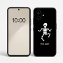 כיסוי בעיצוב אישי עם השם שלך לדגם - Nothing Phone (2a) בעיצוב סקלטון