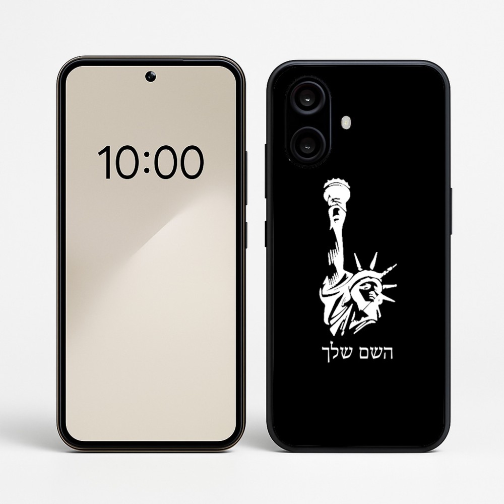 כיסוי בעיצוב אישי עם השם שלך לדגם - Nothing Phone (2a) בעיצוב פסל החירות
