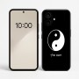 כיסוי בעיצוב אישי עם השם שלך לדגם - Nothing Phone (2a) בעיצוב סמל יינג יאנג