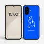 כיסוי בעיצוב אישי עם השם שלך לדגם - Nothing Phone (2a) בעיצוב חתול