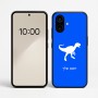 כיסוי בעיצוב אישי עם השם שלך לדגם - Nothing Phone (2a) בעיצוב דינוזאור