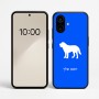 כיסוי בעיצוב אישי עם השם שלך לדגם - Nothing Phone (2a) בעיצוב כלב