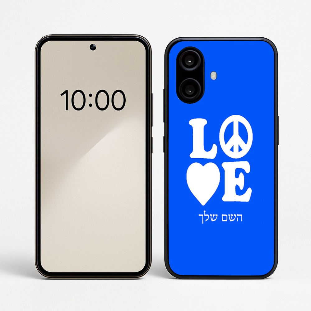 כיסוי בעיצוב אישי עם השם שלך לדגם - Nothing Phone (2a) בעיצוב אהבה