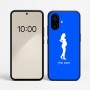 כיסוי בעיצוב אישי עם השם שלך לדגם - Nothing Phone (2a) בעיצוב אישה בהריון