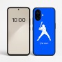 כיסוי בעיצוב אישי עם השם שלך לדגם - Nothing Phone (2a) בעיצוב שחקן בייסבול