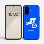 כיסוי בעיצוב אישי עם השם שלך לדגם - Nothing Phone (2a) בעיצוב רוכב אופניים