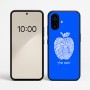 כיסוי בעיצוב אישי עם השם שלך לדגם - Nothing Phone (2a) בעיצוב הדפס תפוח