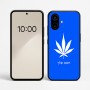 כיסוי בעיצוב אישי עם השם שלך לדגם - Nothing Phone (2a) בעיצוב עלה מריחואנה - גראס