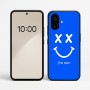 כיסוי בעיצוב אישי עם השם שלך לדגם - Nothing Phone (2a) בעיצוב סמיילי
