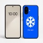 כיסוי בעיצוב אישי עם השם שלך לדגם - Nothing Phone (2a) בעיצוב שלג