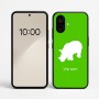 כיסוי בעיצוב אישי עם השם שלך לדגם - Nothing Phone (2a) בעיצוב קרנף