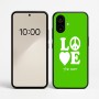 כיסוי בעיצוב אישי עם השם שלך לדגם - Nothing Phone (2a) בעיצוב אהבה
