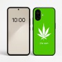 כיסוי בעיצוב אישי עם השם שלך לדגם - Nothing Phone (2a) בעיצוב עלה מריחואנה - גראס