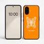 כיסוי בעיצוב אישי עם השם שלך לדגם - Nothing Phone (2a) בעיצוב פרפר
