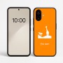 כיסוי בעיצוב אישי עם השם שלך לדגם - Nothing Phone (2a) בעיצוב ג'ירפה באפריקה
