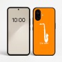 כיסוי בעיצוב אישי עם השם שלך לדגם - Nothing Phone (2a) בעיצוב סקסופון
