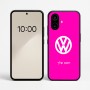 כיסוי בעיצוב אישי עם השם שלך לדגם - Nothing Phone (2a) בעיצוב פולקסווגן