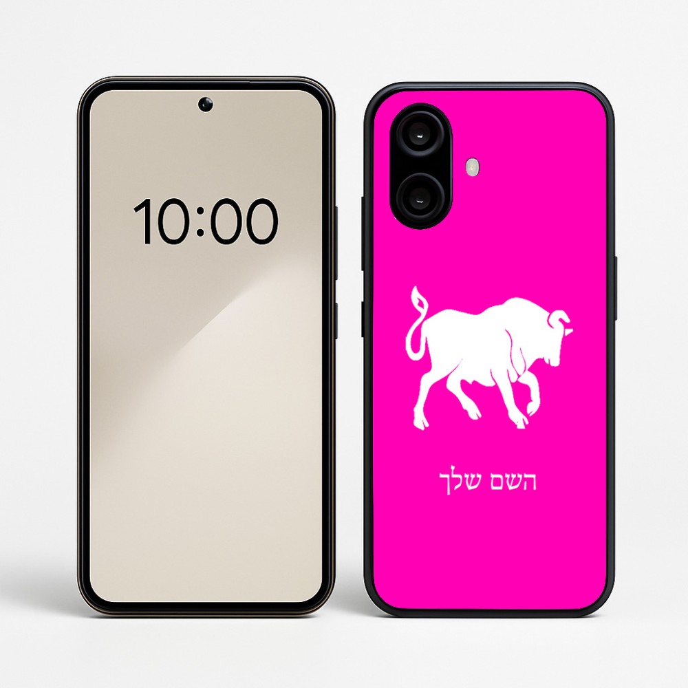 כיסוי בעיצוב אישי עם השם שלך לדגם - Nothing Phone (2a) בעיצוב מזלות - שור