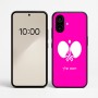 כיסוי בעיצוב אישי עם השם שלך לדגם - Nothing Phone (2a) בעיצוב פינג פונג