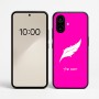 כיסוי בעיצוב אישי עם השם שלך לדגם - Nothing Phone (2a) בעיצוב נוצת נוצה