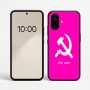 כיסוי בעיצוב אישי עם השם שלך לדגם - Nothing Phone (2a) בעיצוב פטיש ומגל
