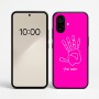כיסוי בעיצוב אישי עם השם שלך לדגם - Nothing Phone (2a) בעיצוב יד