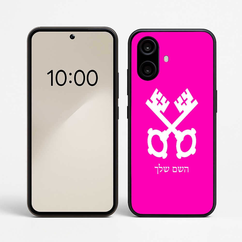 כיסוי בעיצוב אישי עם השם שלך לדגם - Nothing Phone (2a) בעיצוב מפתחות