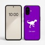כיסוי בעיצוב אישי עם השם שלך לדגם - Nothing Phone (2a) בעיצוב דינוזאור