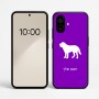 כיסוי בעיצוב אישי עם השם שלך לדגם - Nothing Phone (2a) בעיצוב כלב