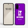 כיסוי בעיצוב אישי עם השם שלך לדגם - Nothing Phone (2a) בעיצוב אוהבת את החבר שלי