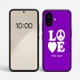 כיסוי בעיצוב אישי עם השם שלך לדגם - Nothing Phone (2a) בעיצוב אהבה