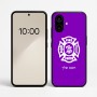 כיסוי בעיצוב אישי עם השם שלך לדגם - Nothing Phone (2a) בעיצוב כבאי - תגית