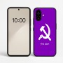 כיסוי בעיצוב אישי עם השם שלך לדגם - Nothing Phone (2a) בעיצוב פטיש ומגל