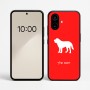 כיסוי בעיצוב אישי עם השם שלך לדגם - Nothing Phone (2a) בעיצוב כלב