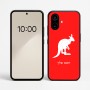 כיסוי בעיצוב אישי עם השם שלך לדגם - Nothing Phone (2a) בעיצוב קנגורו