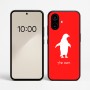 כיסוי בעיצוב אישי עם השם שלך לדגם - Nothing Phone (2a) בעיצוב פינגווין