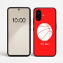 כיסוי בעיצוב אישי עם השם שלך לדגם - Nothing Phone (2a) בעיצוב כדורסל