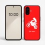 כיסוי בעיצוב אישי עם השם שלך לדגם - Nothing Phone (2a) בעיצוב מוטוקרוס