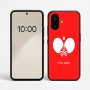 כיסוי בעיצוב אישי עם השם שלך לדגם - Nothing Phone (2a) בעיצוב פינג פונג