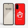 כיסוי בעיצוב אישי עם השם שלך לדגם - Nothing Phone (2a) בעיצוב אנרכיה