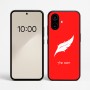 כיסוי בעיצוב אישי עם השם שלך לדגם - Nothing Phone (2a) בעיצוב נוצת נוצה