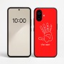 כיסוי בעיצוב אישי עם השם שלך לדגם - Nothing Phone (2a) בעיצוב יד