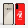 כיסוי בעיצוב אישי עם השם שלך לדגם - Nothing Phone (2a) בעיצוב אריה
