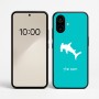 כיסוי בעיצוב אישי עם השם שלך לדגם - Nothing Phone (2a) בעיצוב כריש ראש פטיש
