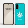 כיסוי בעיצוב אישי עם השם שלך לדגם - Nothing Phone (2a) בעיצוב עלה מריחואנה - גראס